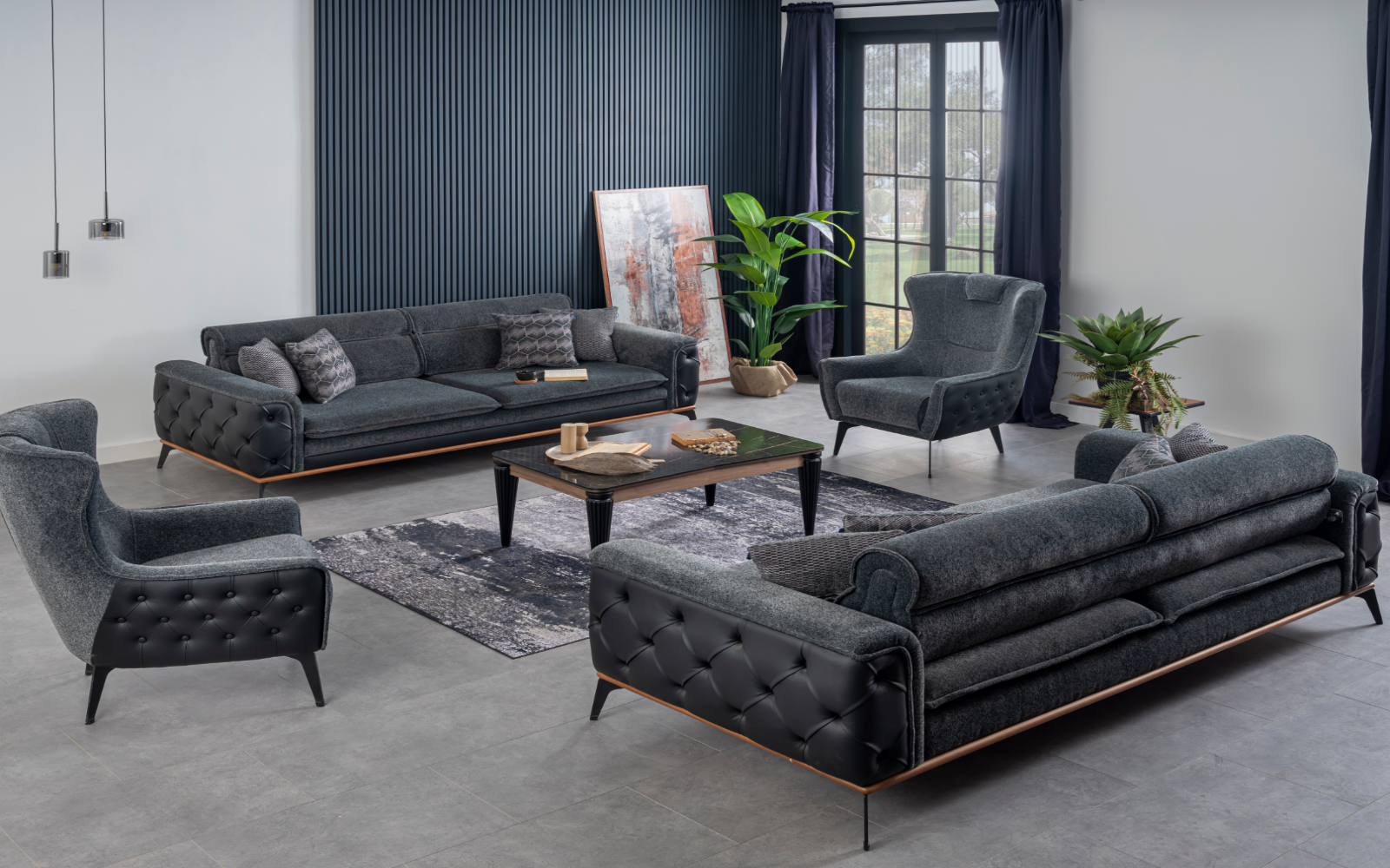 Living Room Collection: Modern Sofas - Coffee Tables & Nesting Tables - TV Units