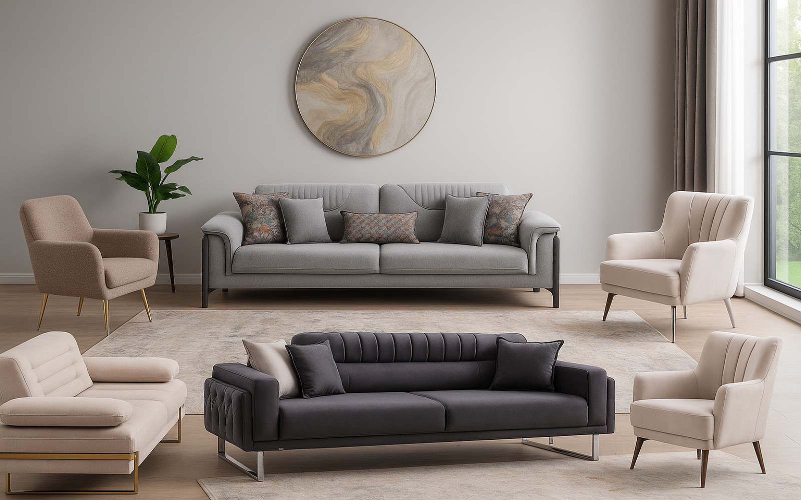 Sofa Sets - Sofas & Armchairs