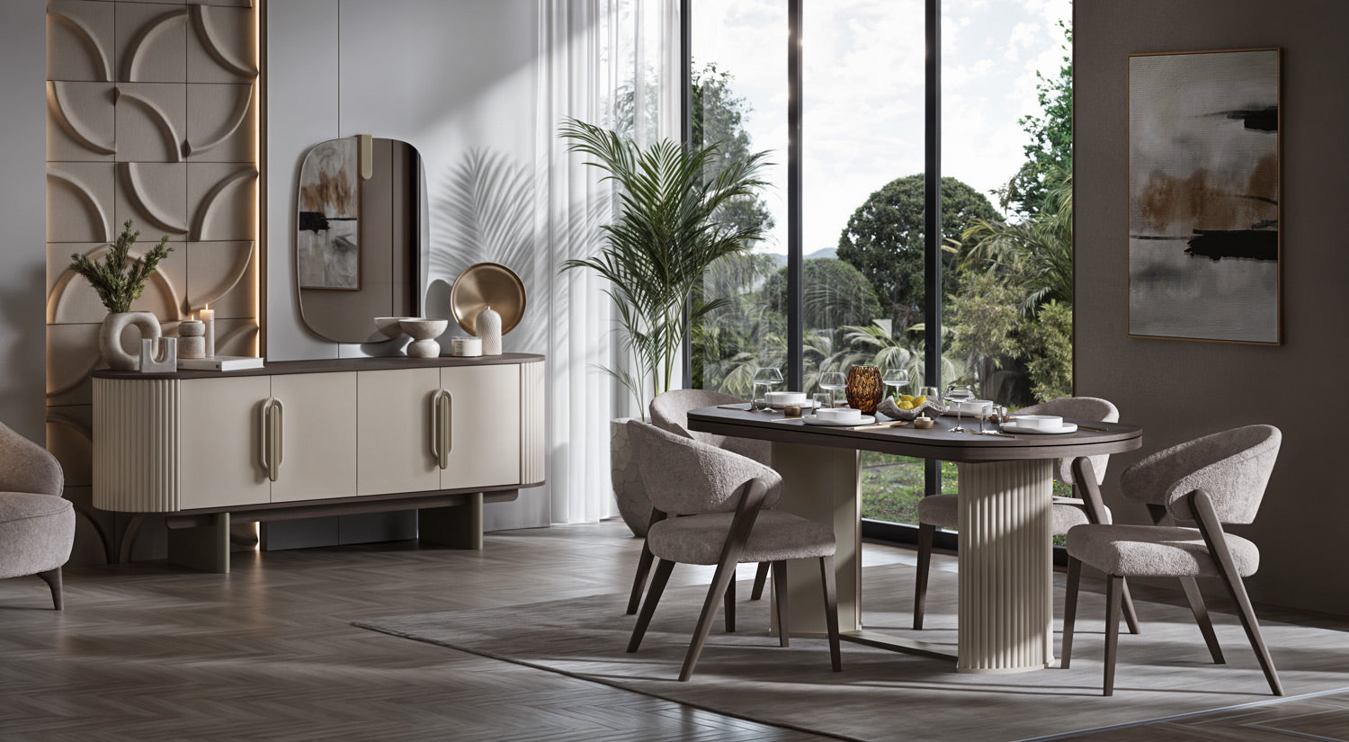 Bolivya Dining Console Unit / Sideboard