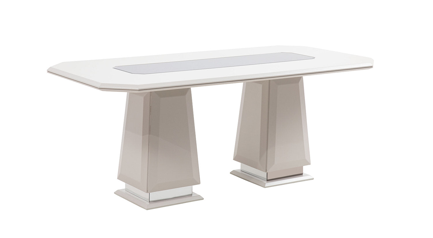 Natura Dining Room Set – Table, 6 Chairs, Console & Mirrors