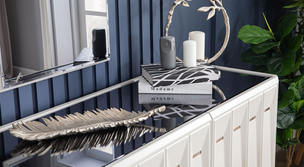 Natura - Dining Room Console Unit with Mirrors