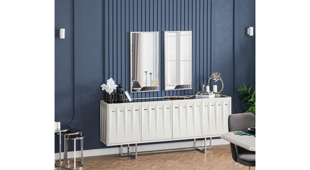 Natura - Dining Room Console Unit with Mirrors