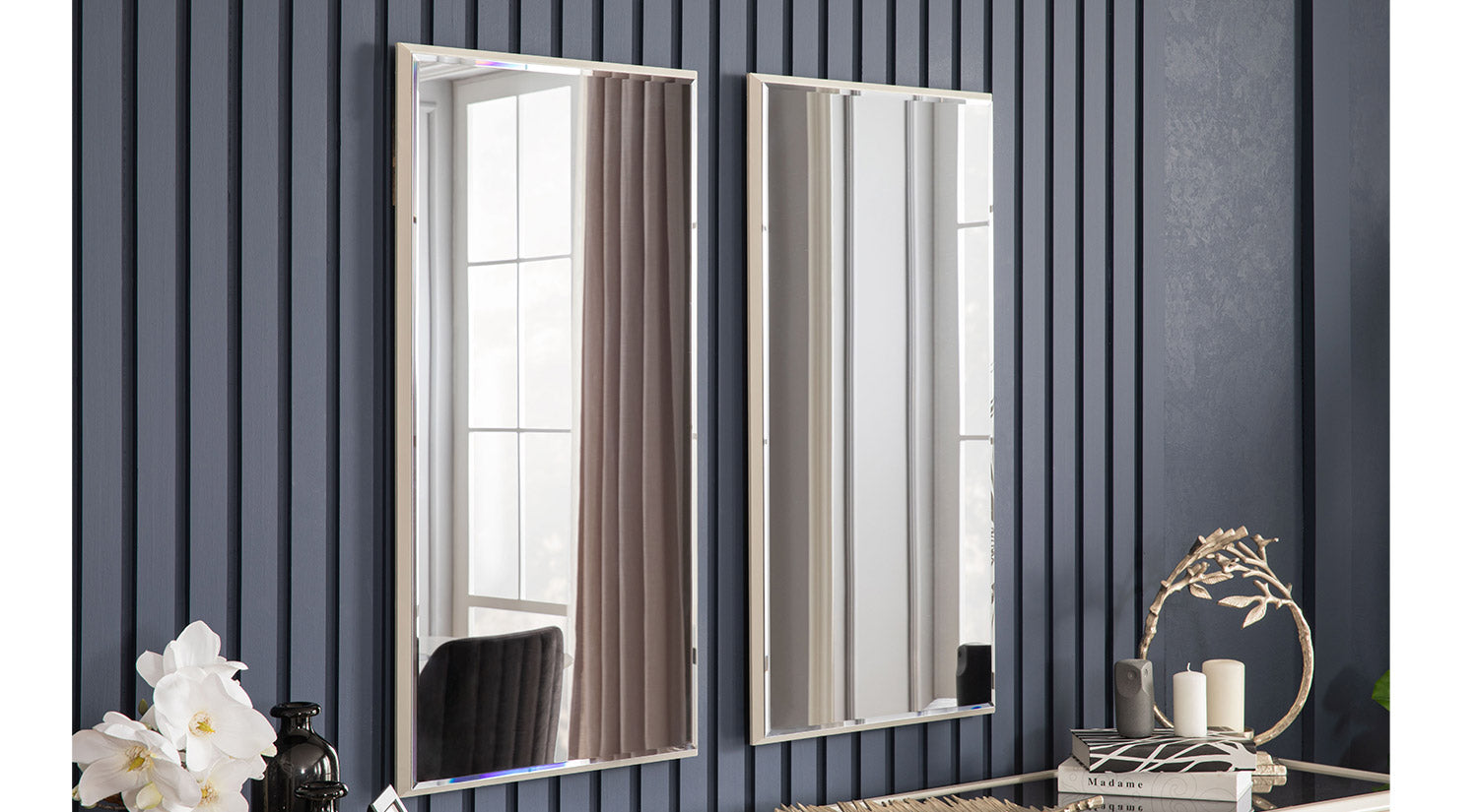 Natura - Dining Room Console Unit with Mirrors