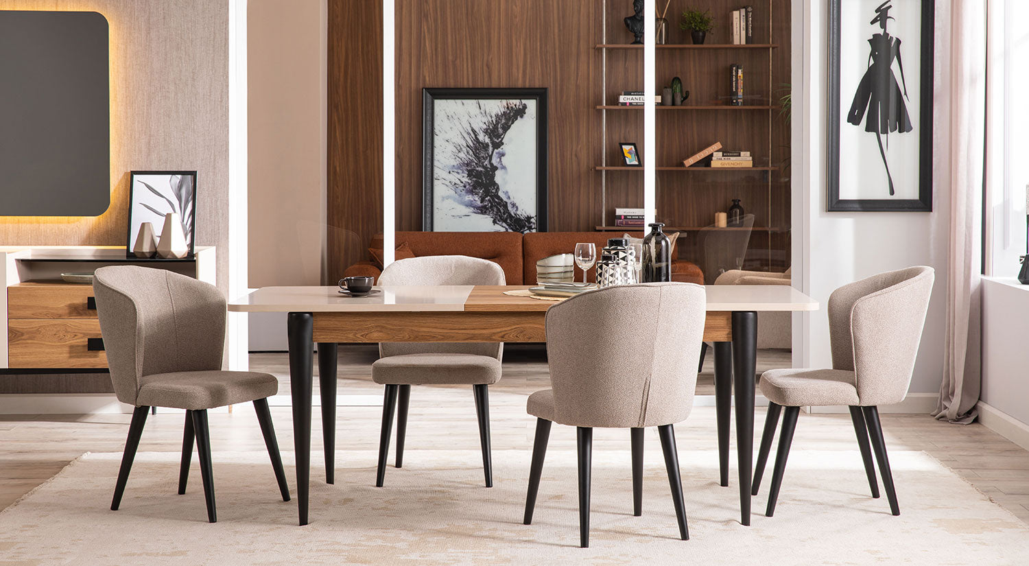 Aqua Dining Room Set