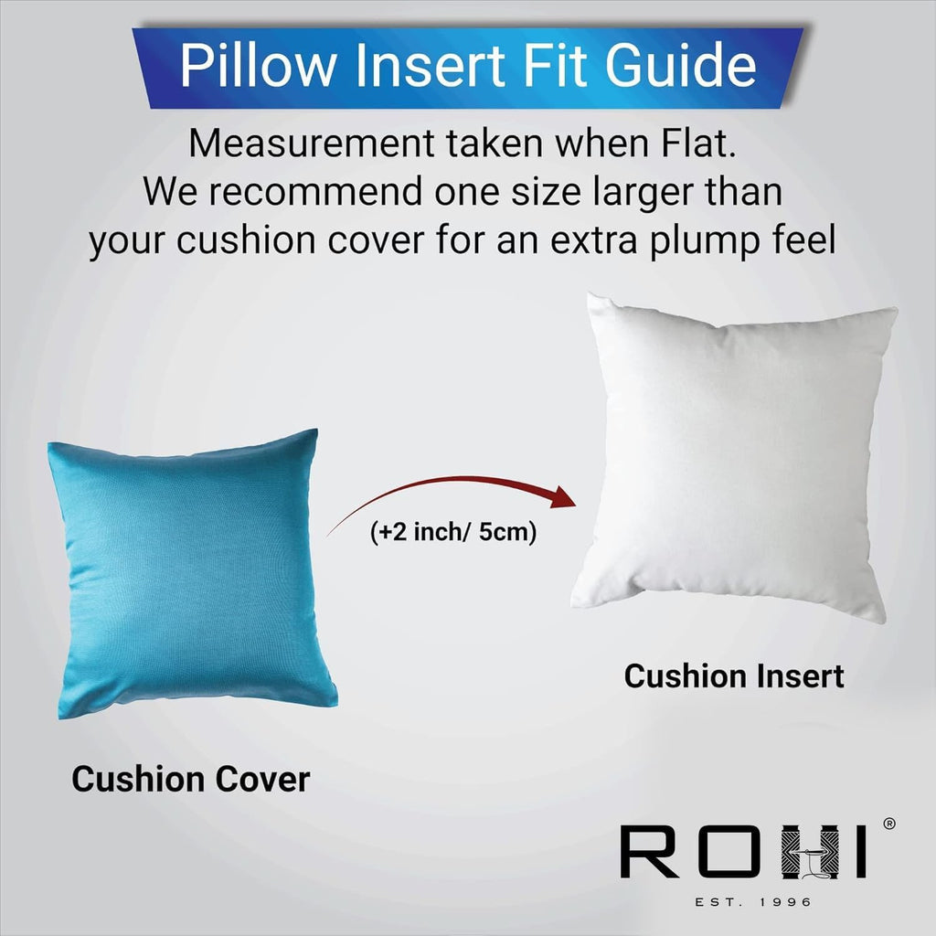 Rohi Set of 2 Hypoallergic Cushion Inner Pads - Under £50 Home Upgrade