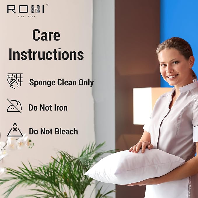Rohi Set of 2 Hypoallergic Cushion Inner Pads - Under £50 Home Upgrade