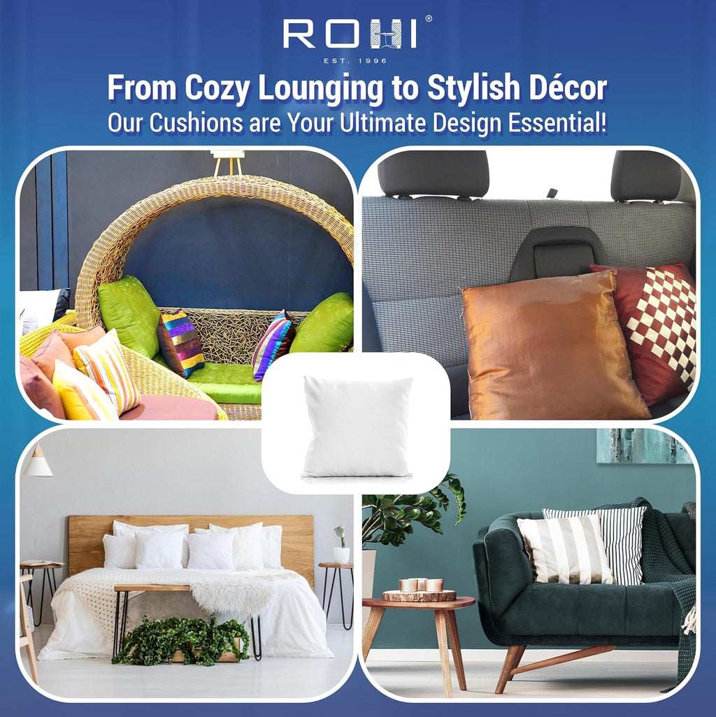 Rohi Set of 2 Hypoallergic Cushion Inner Pads - Under £50 Home Upgrade