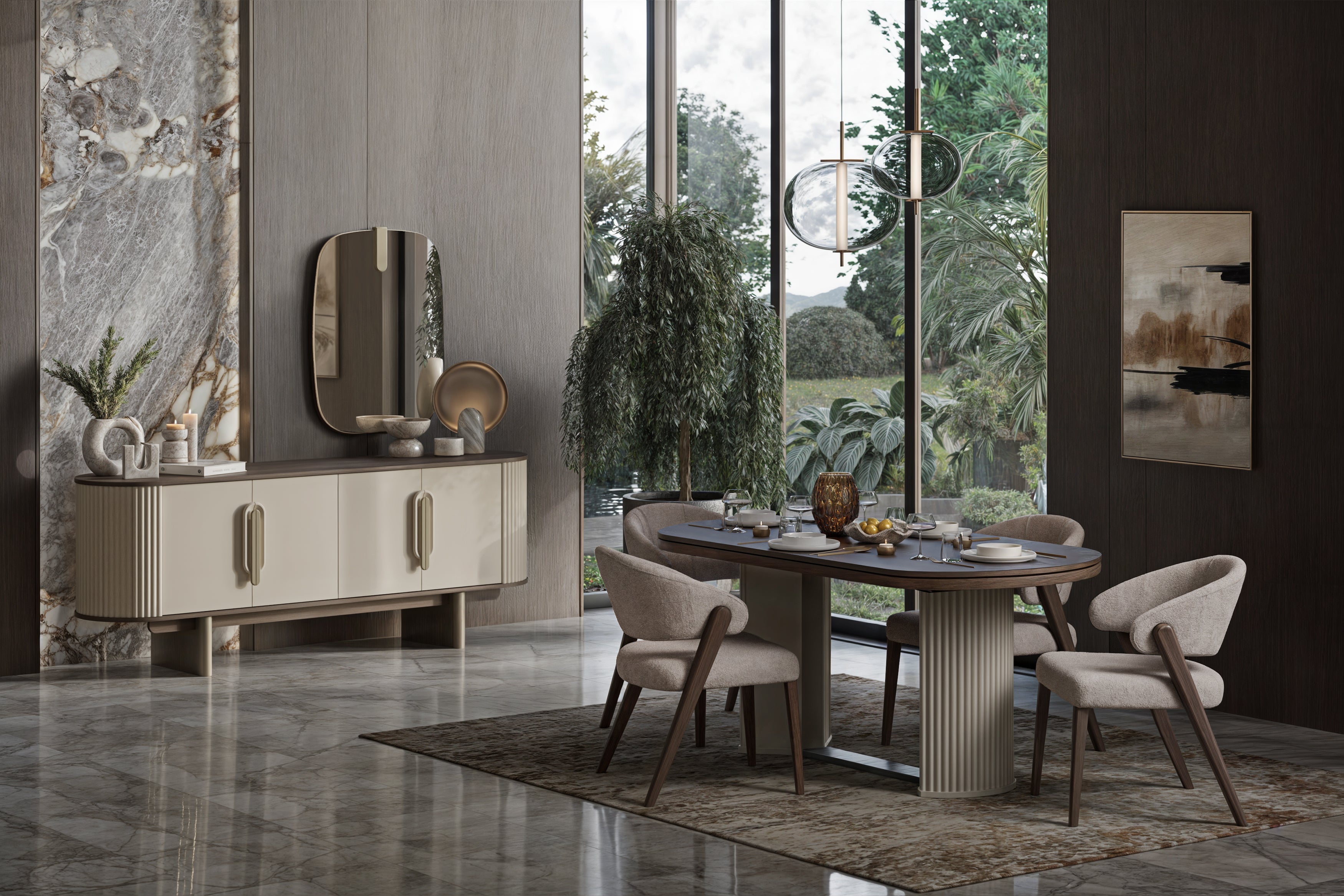 BOLIVYA DINING TABLE SET