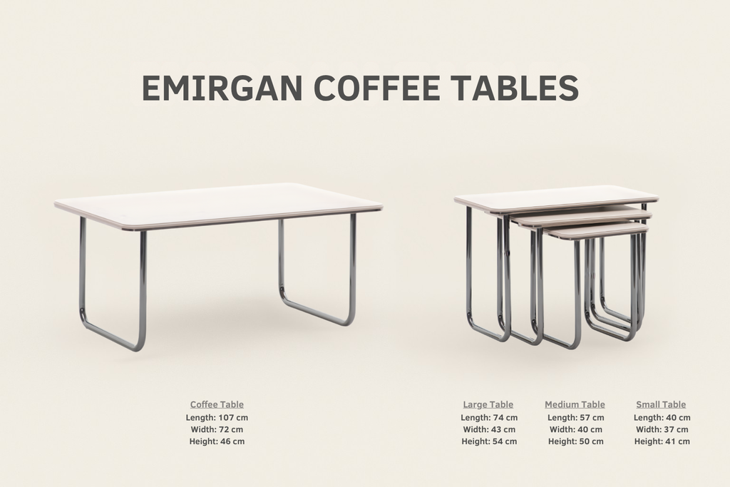 Emirgan Zigon Nesting Side Tables – Set of 3