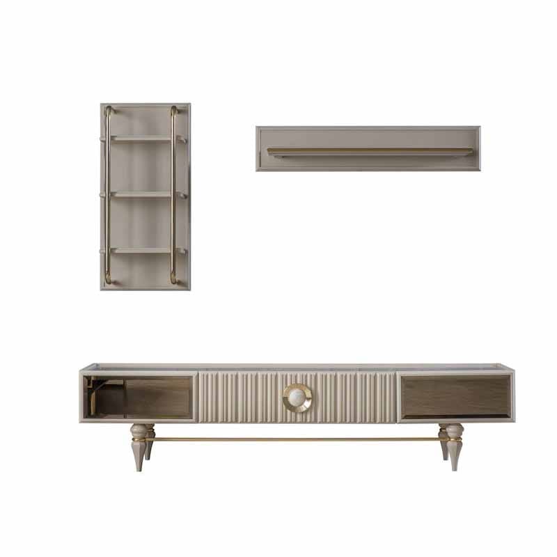Emirgan Wall Unit – Modern Turkish TV Stand & Display Cabinet