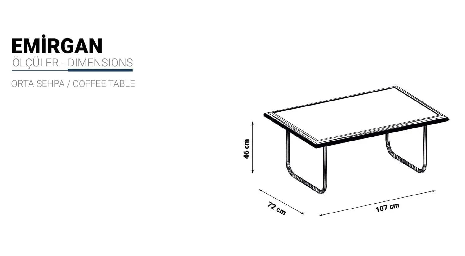 Emirgan Modern Coffee Table