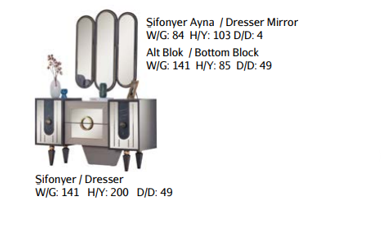 Lizbon - Dresser With Mirror