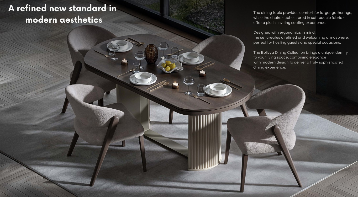 BOLIVYA DINING TABLE SET