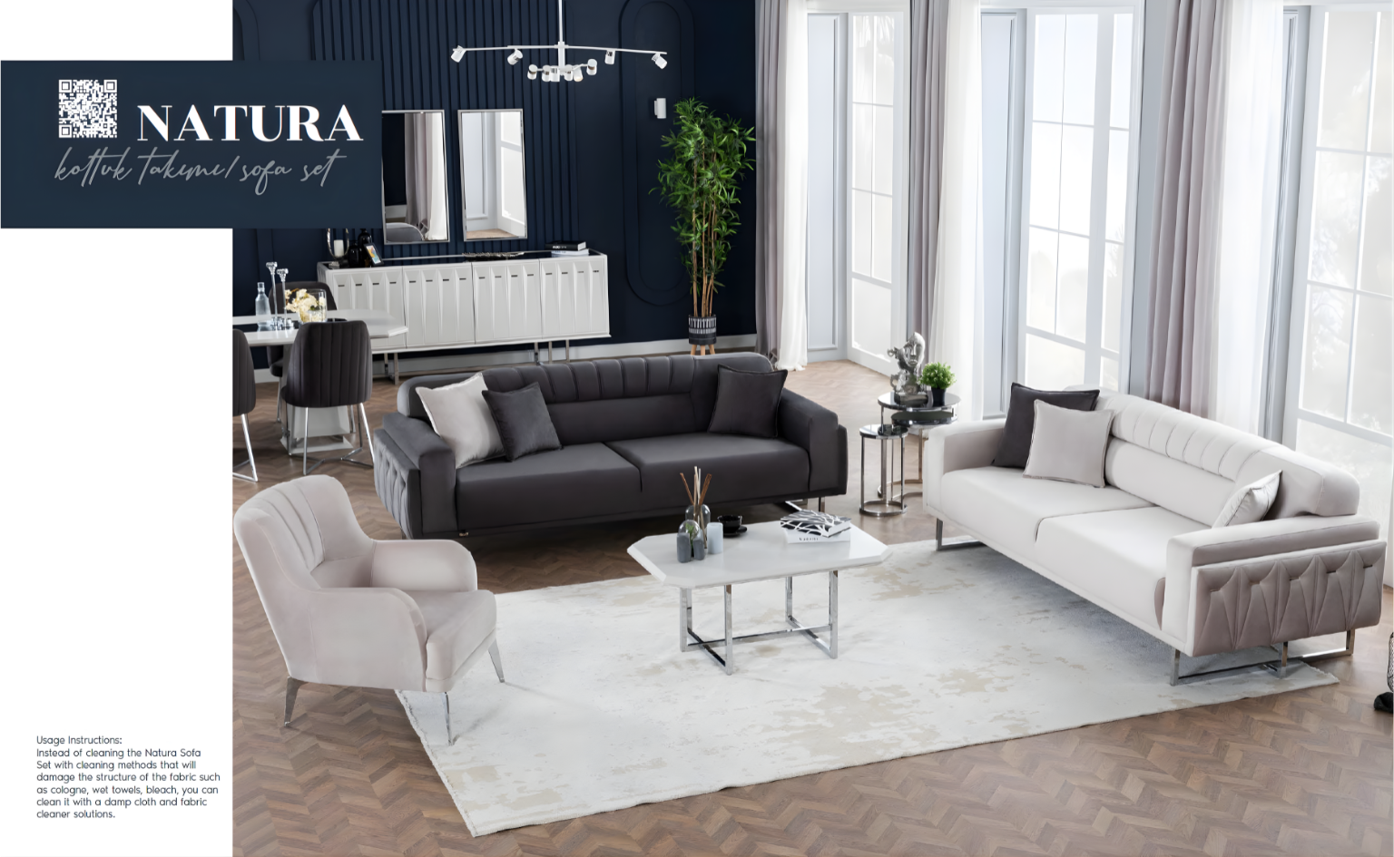 Natura Sofa Set
