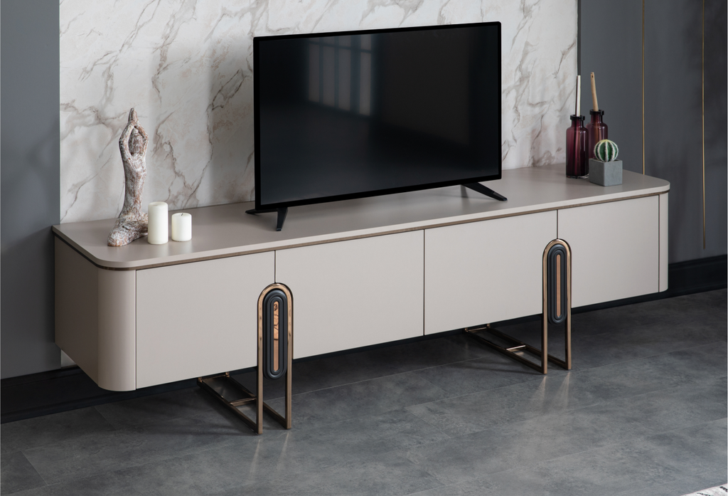 Ottoman TV Unit – Modern Minimalist Entertainment Centre