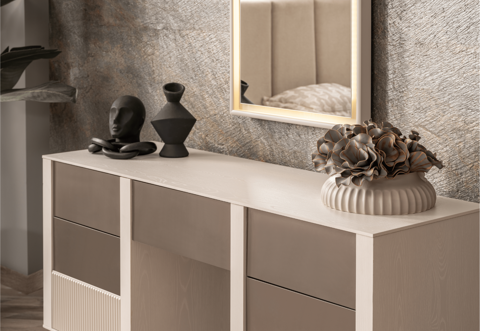 Alfa - Dresser With Mirror