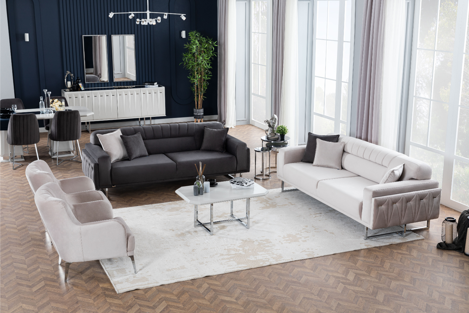 Natura Sofa Set