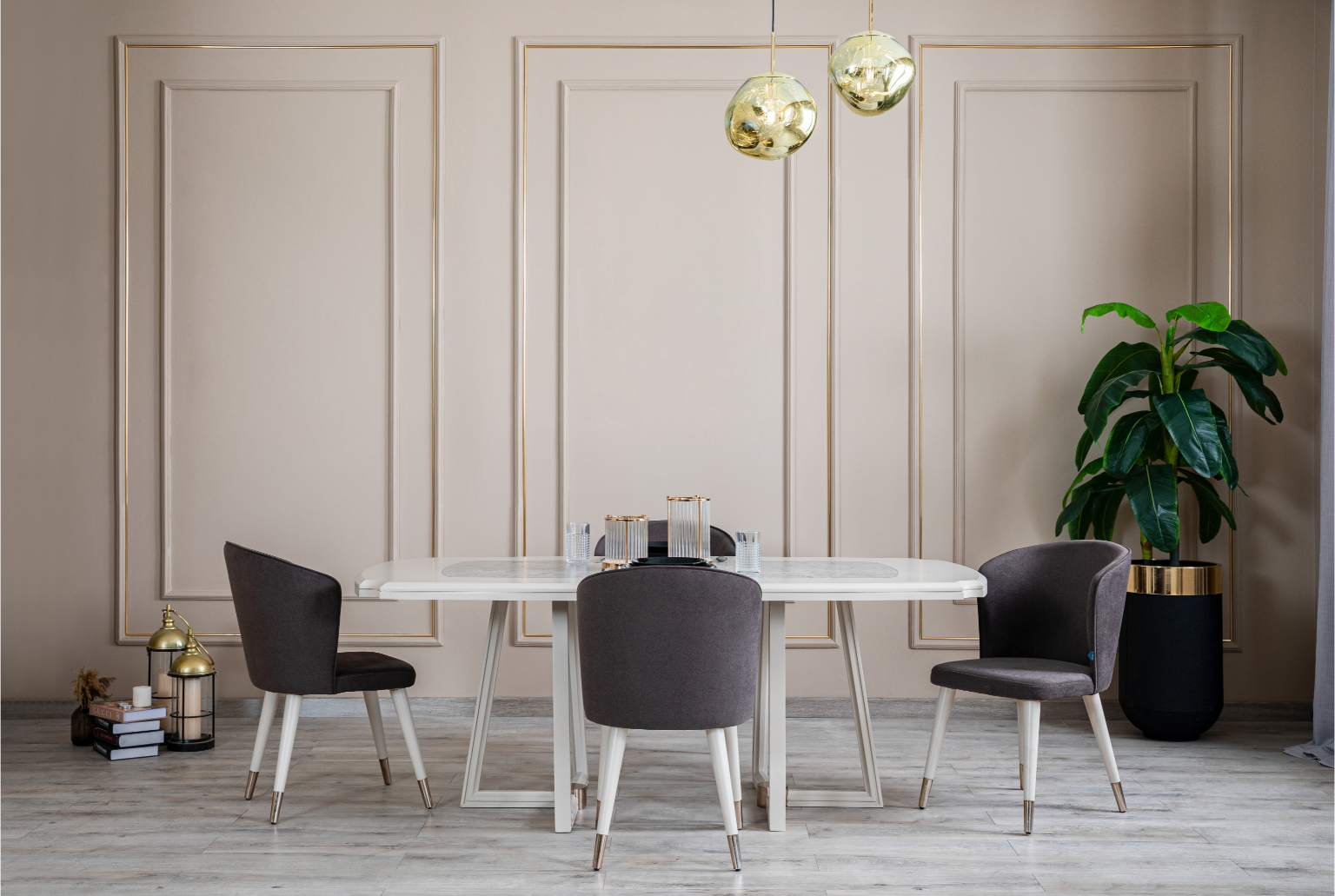 Biga - Dining Table Set (Table + 6 Chairs)