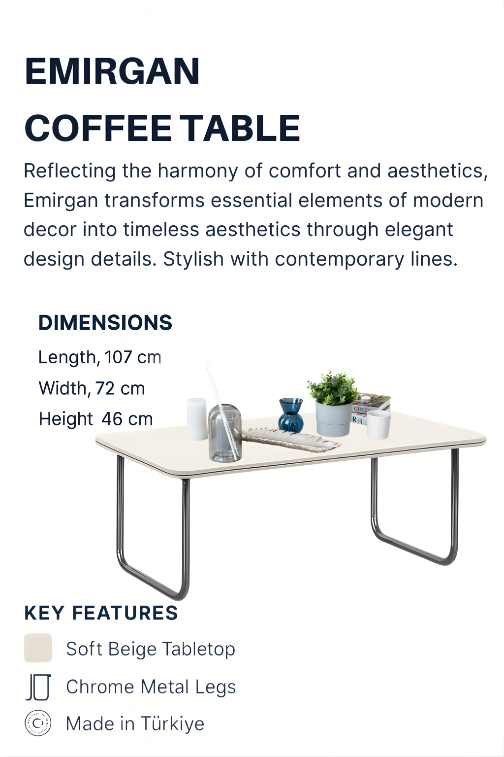 Emirgan Modern Coffee Table