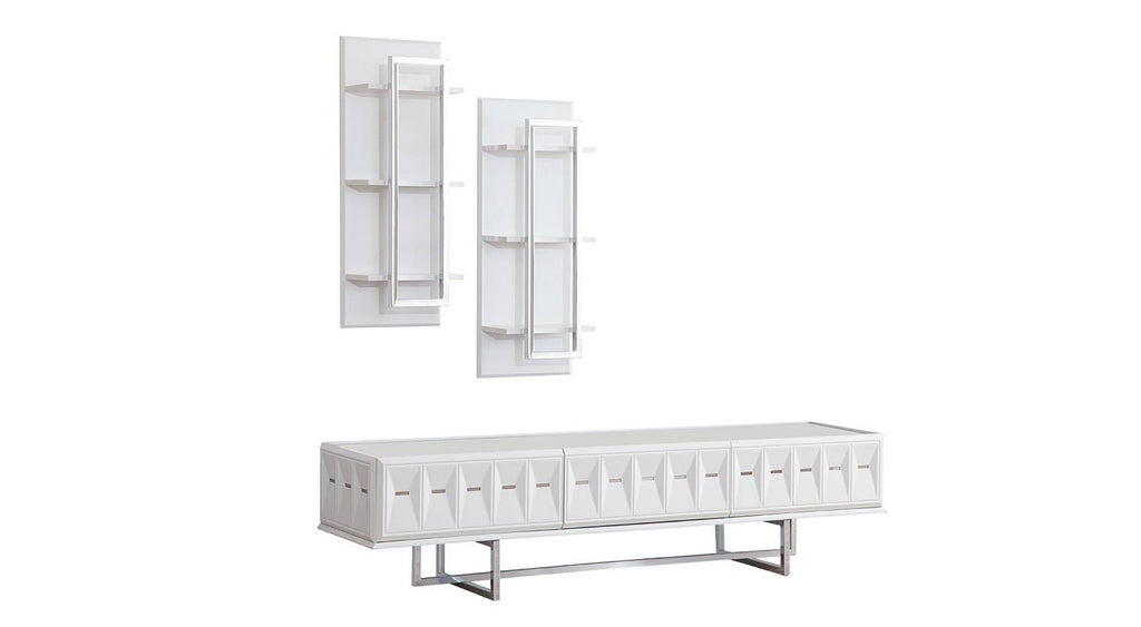 Natura Wall Unit – Modern Turkish TV Stand/Wall Unit - with Storage Drawers & Gloss Finish