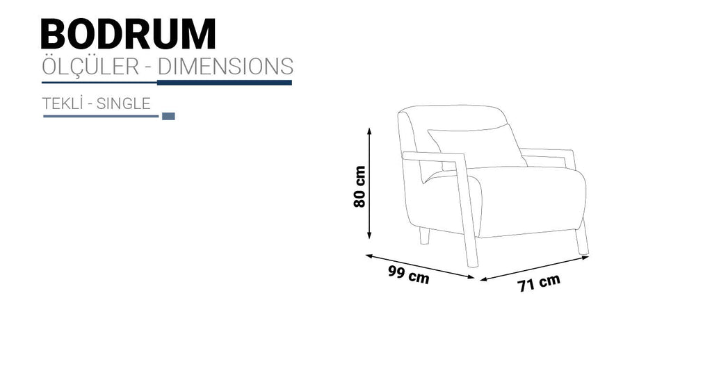 Bodrum - Sofa Set  3+2+1