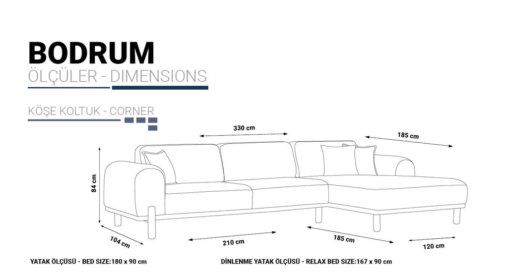 Bodrum - Relax Corner Sofa Set