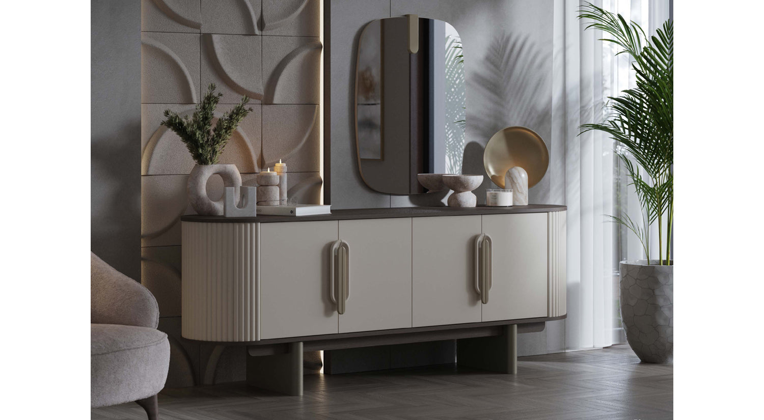Bolivya Dining Console Unit / Sideboard