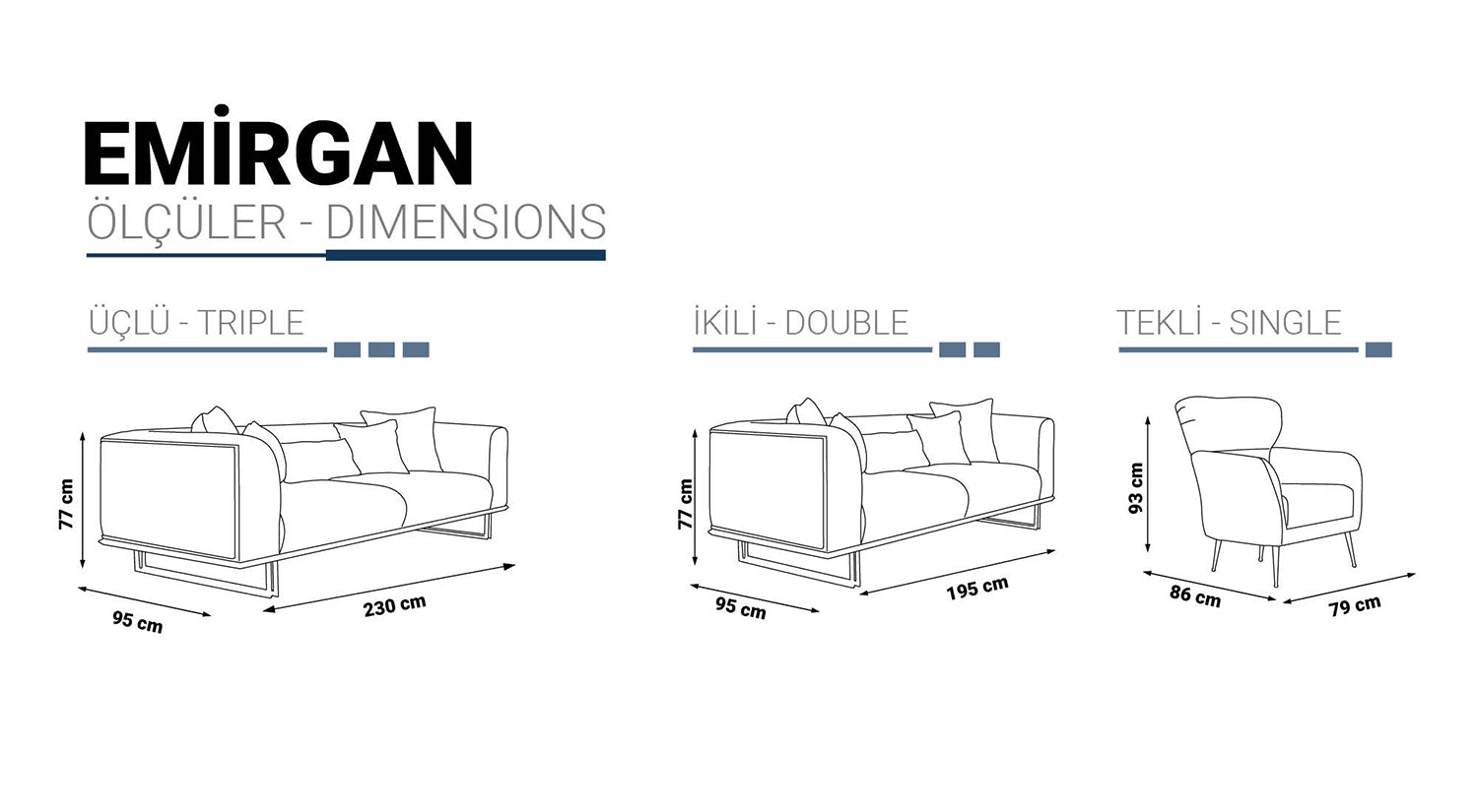 Emirgan Koltuk Takımı - (3+2+1 kişilik)