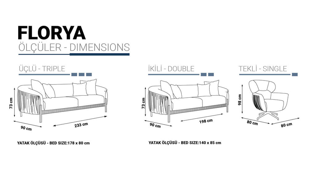Florya Luxury Sofa Set