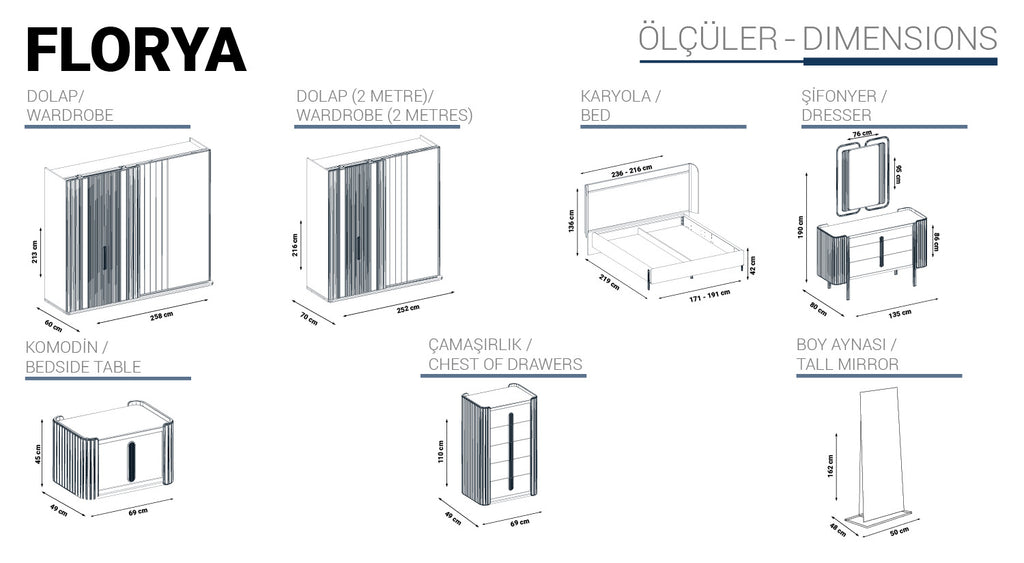 Florya Bedroom Set