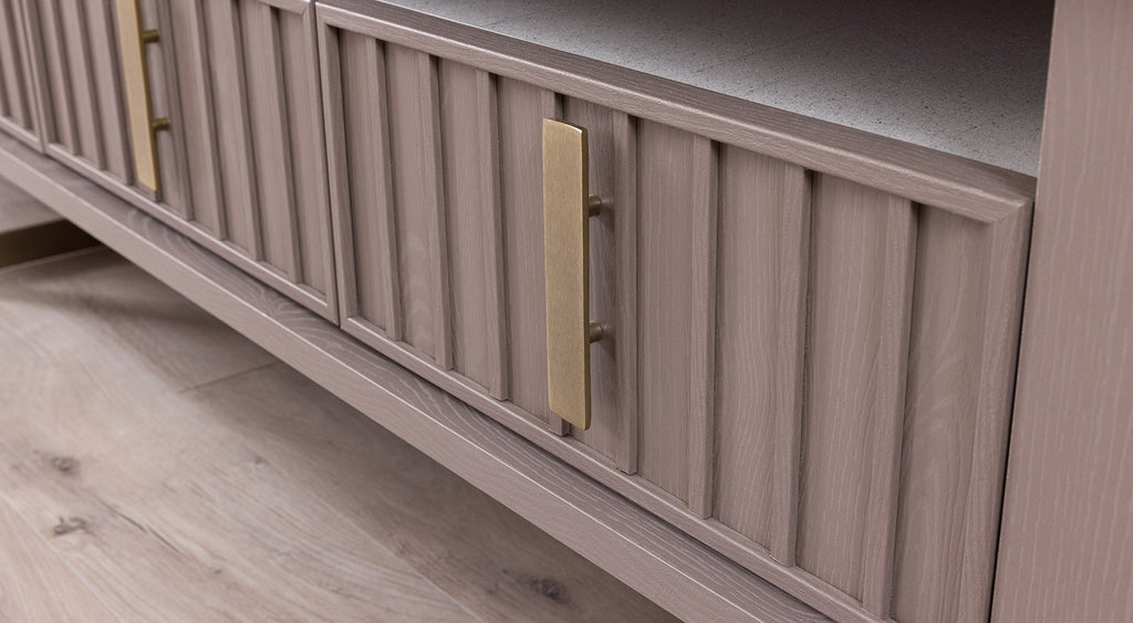 Latte TV & Wall Unit Set