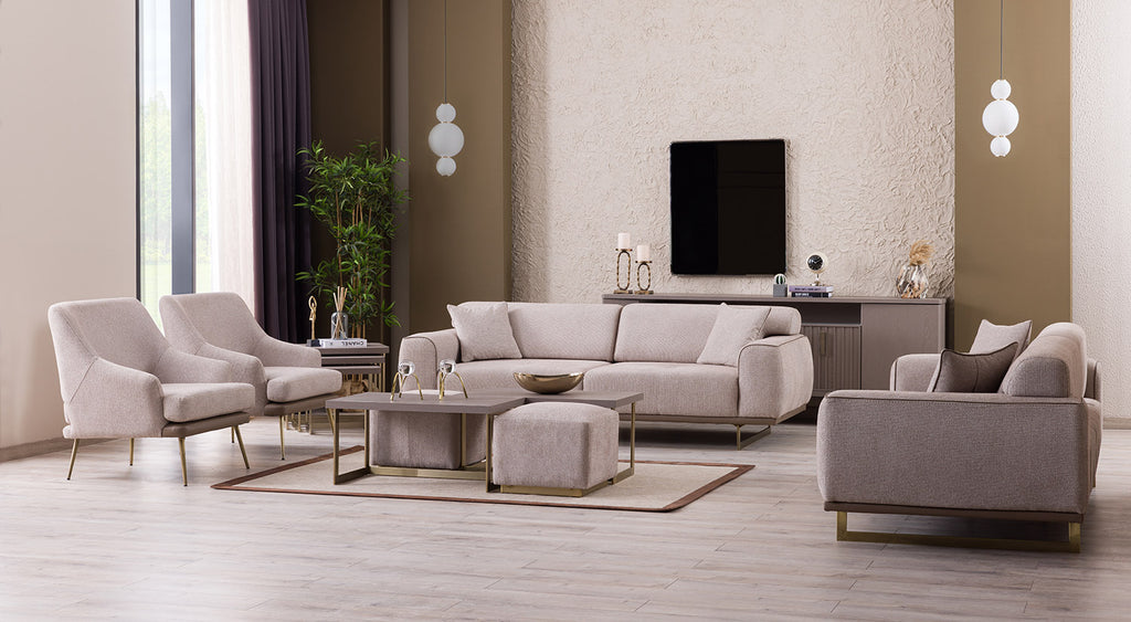 Latte Sofa Set