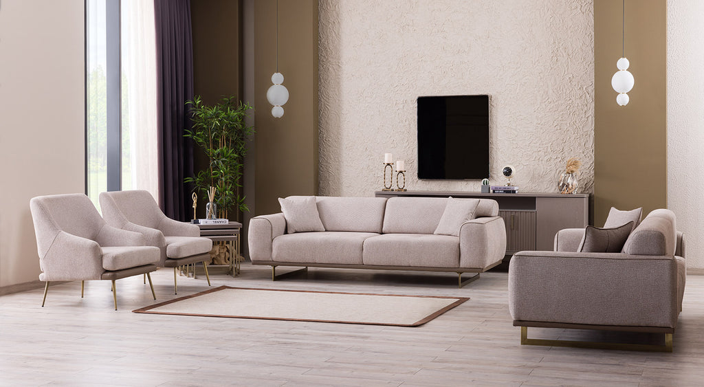 Latte Sofa Set