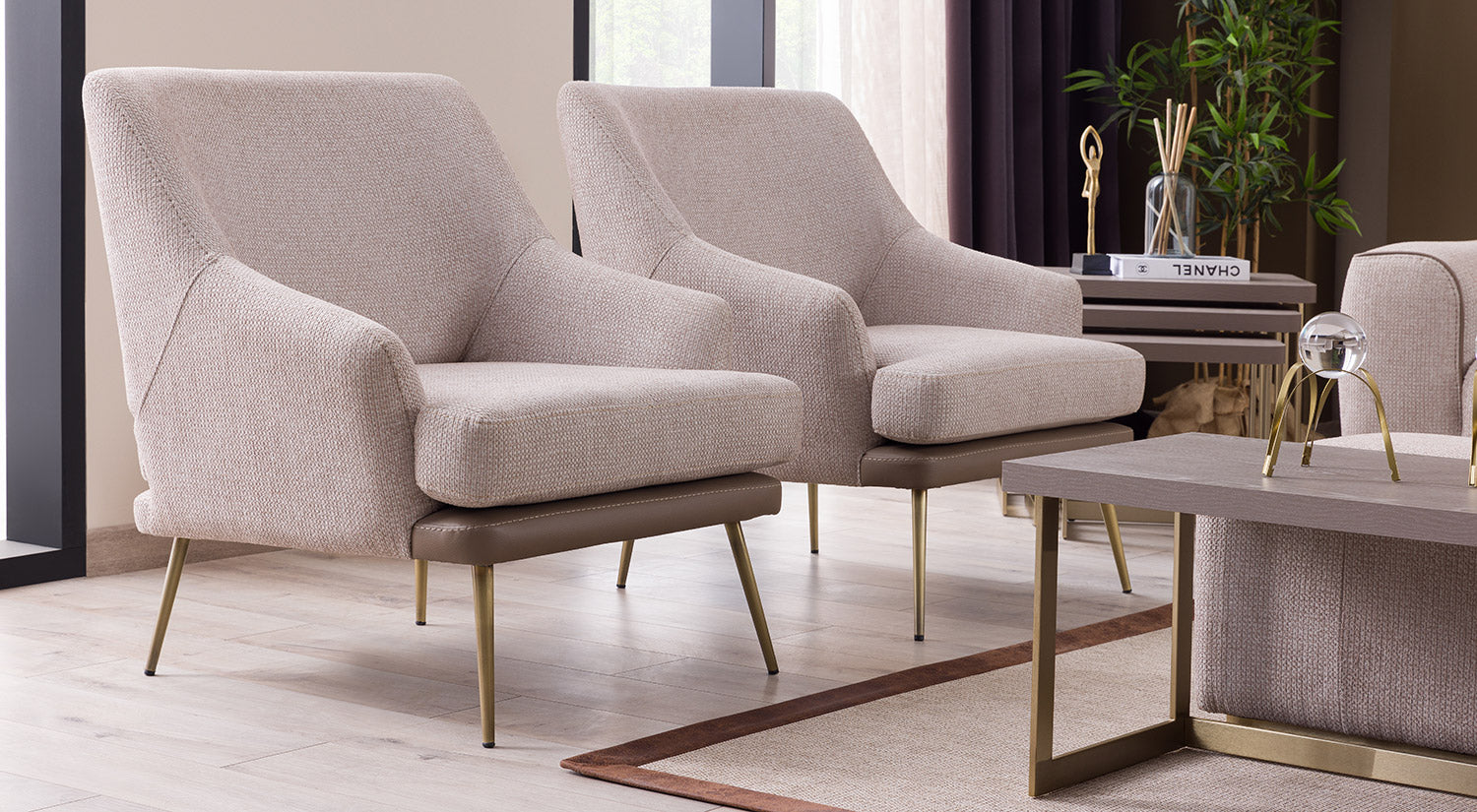 Latte Sofa Set