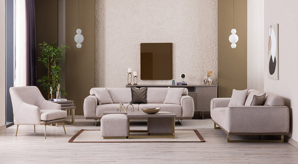 Latte Sofa Set