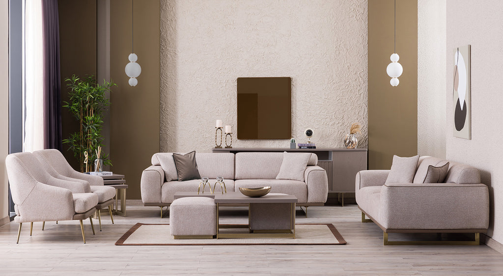 Latte Sofa Set