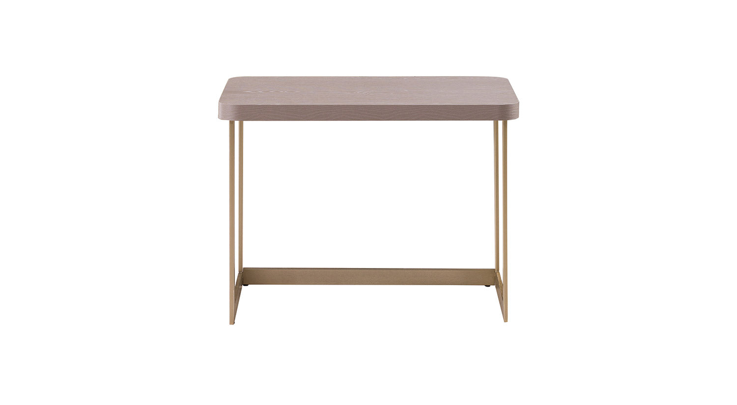 Latte Coffee Table with 2x Poufs & Nesting Side Table Set