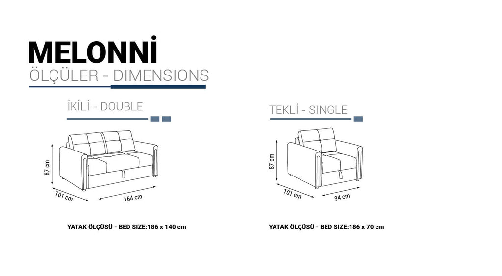 Melonni Sofa Bed Set
