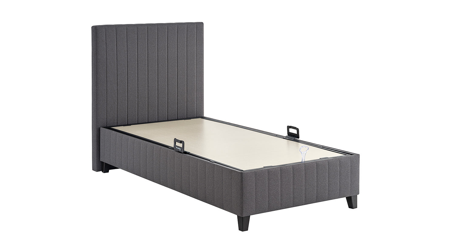 Moonlight Single Bed – Premium Ottoman Storage