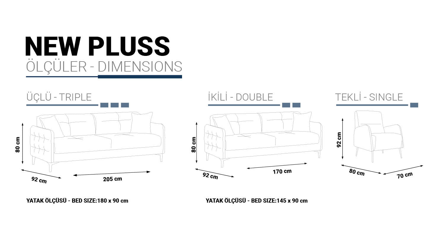 Set Sofa Pluss - (3+2+1 kursî)
