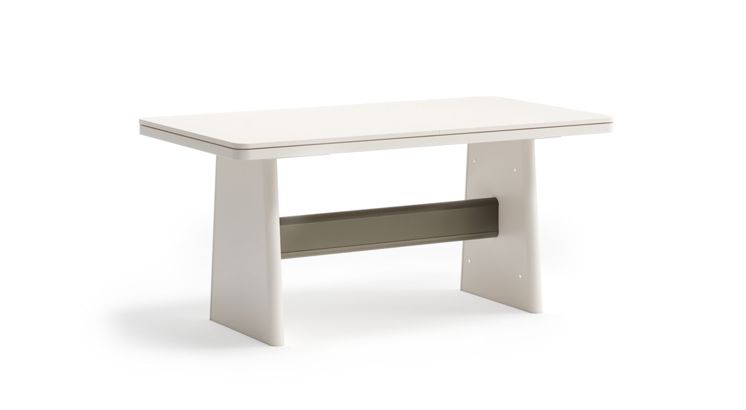 Salda Dining Room Set - (extendable table + 6x chairs + mirrored console cabinet)