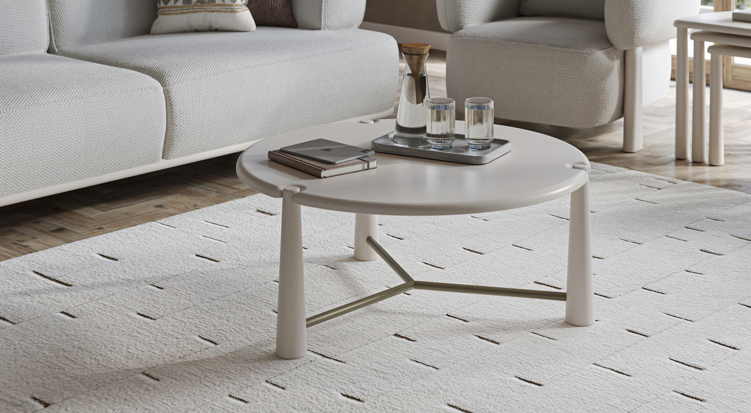 Salda coffee Table Set (coffee table + 3 piece nesting side table)