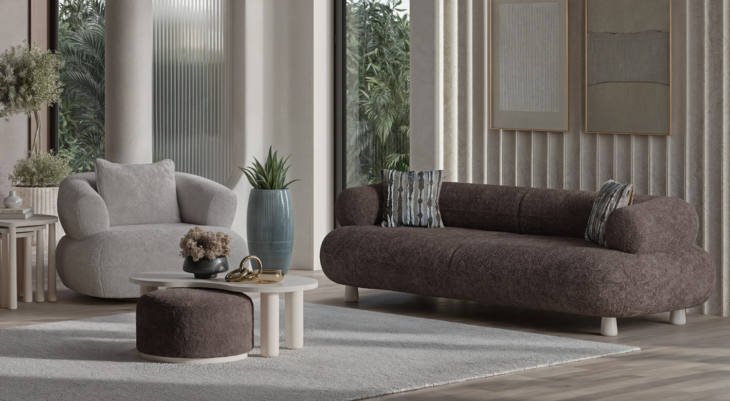 Traverta Sofa Set (3+2+1)