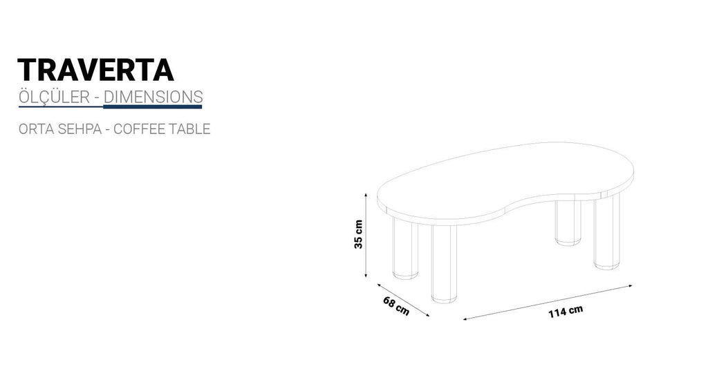 Traverta Coffee Table Set