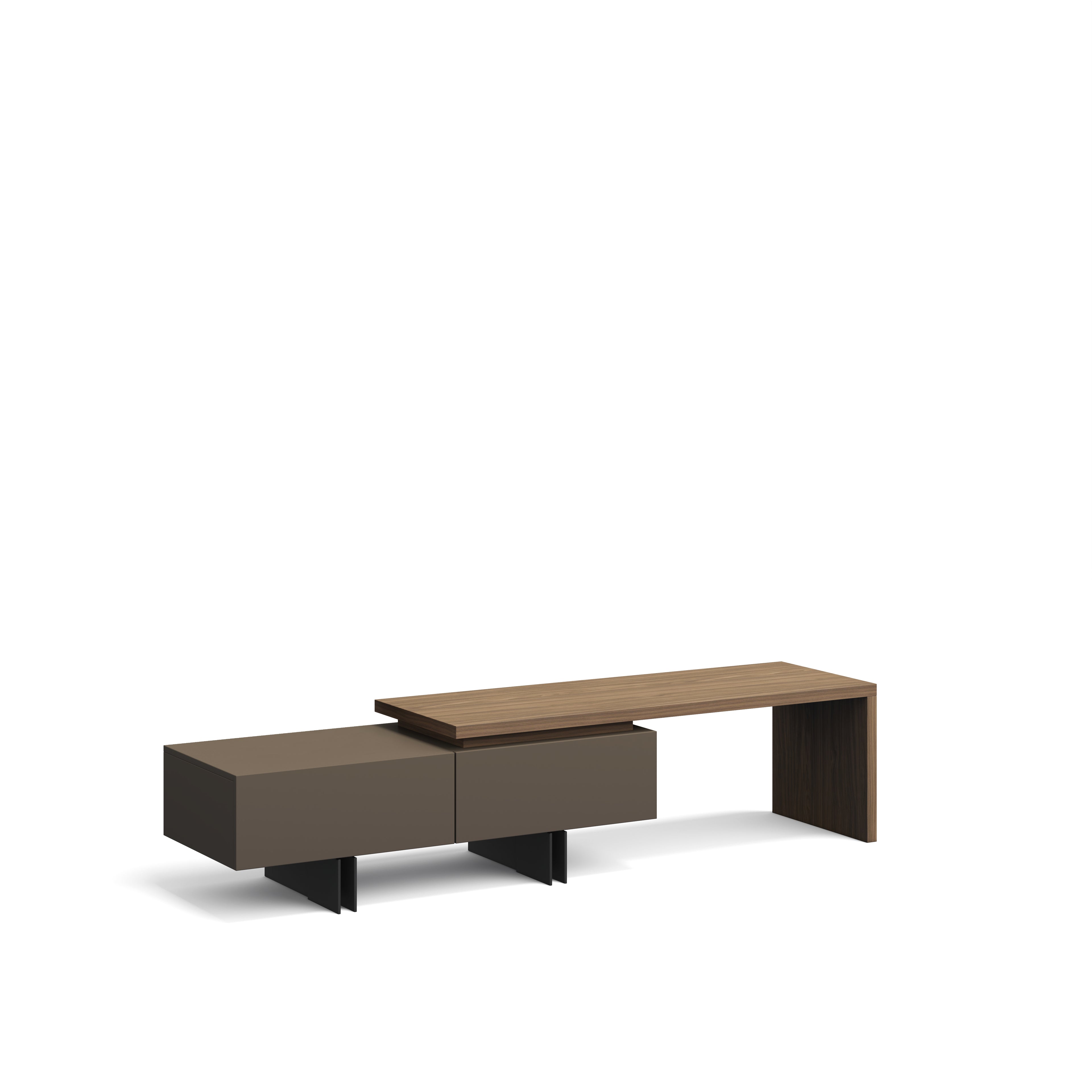 Polo TV Unit With 2-Piece Nesting Coffee Table Set