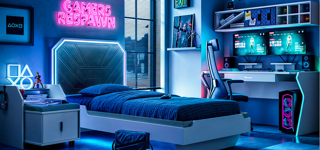 Phoenix LED Kids Gaming Bedroom Set