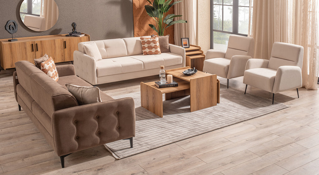 Set Sofa Pluss - (3+2+1 kursî)